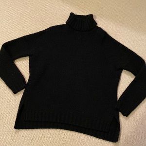 Vince Black Cashmere Turtleneck Sweater